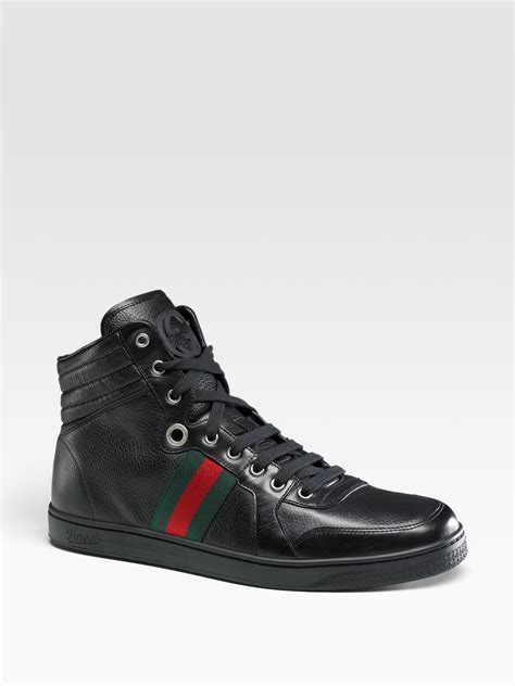 gucci black shoes men